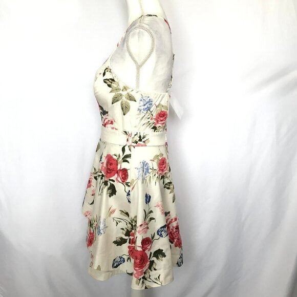 Speechless Cream Floral Dress - Picture 3 of 15